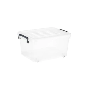 15L Plastic Wheeled Storage Box With Lid