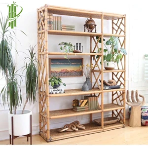 Hot Sales Rattan Shelf Decorative Storage Racks High Quality Hanging Display Racks