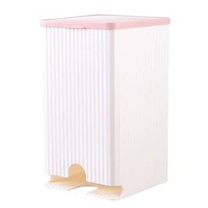 Luxury Light-Loaded Wall Mounted Sanitary Napkin Storage Box Multifunctional Plastic Tissue Cotton Stick Holder for Bathrooms