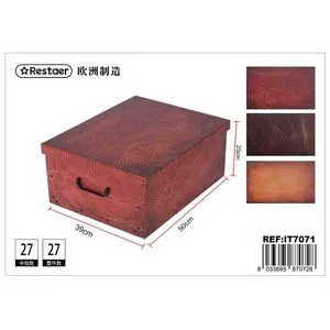 Folding Cardboard Decorative Storage Box 50x39x25 Cm-for Gift Items