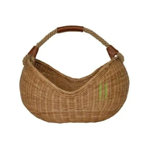New Design Rattan Storage Basket with Rope Handle Eco Friendly Wicker Basket Handmade Wicker Box OEM in Vietnam