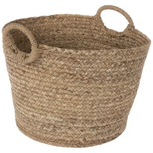 Cheap Woven Baskets Woven Fruit Basket Water Hyacinth Round Woven Basket