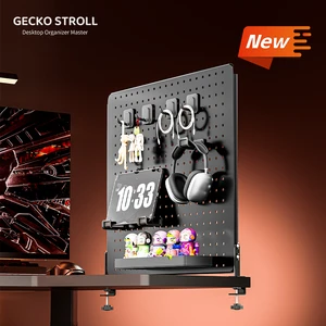 New Medium-sized Metal Storage Board, With A Vertical Design, Easy To Install, Freeing Up Desktop Space