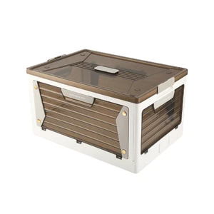 High Quality PP Plastic Square Foldable Storage Box Home Organizers Clothing Toys Snacks Durable Design Living Room Classic