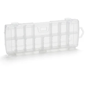Multi-functional Transparent Plastic Storage Box IP67 Waterproof Dustproof Design Adjustable Compartments for Tools Hardware