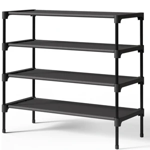 Portable Detachable 3-Layer Shoe Rack with Space-Saving Design for Apartments and Wardrobe