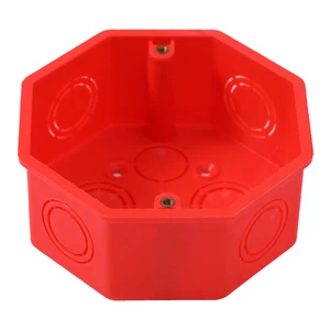 Factory Wholesale Customization Plastic Cable Gland Electrical Enclosure Electrical Junction Octagonal Boxes Pvc