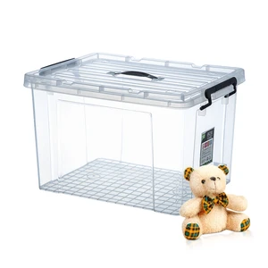 Good Quality Stackable Rectangle Injection PP Plastic Storage Boxes Multifunction Design 14L-120L Capacity Modern for Household