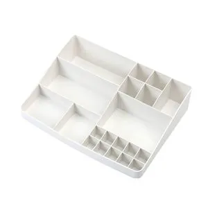 New Design Multifunction Portable Rectangle Plastic PP Storage Box for Decoration Ornaments China Factory