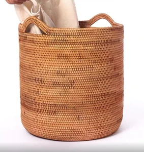 Home Decoration Cesta De Almacenamiento De Mimbre Customized Multi Functional Basket Art Decoration Home Furnishings