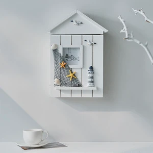 Creative Decorative Mediterranean Ocean Key Holder Cabinet Wall Hanging Seabird Sea Tower Storage Box TP TP-35033