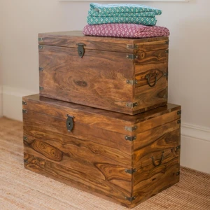 Natural style decorative wooden storage box jewelry organizer customized wholesale for home kitchen office storage organization