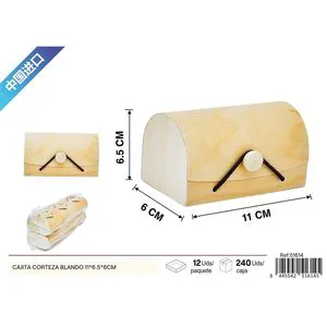 Soft Bark Decorative Storage Box 11*6.5*6 cm Home Decoration