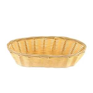 2024 New Plastic Wicker Rattan Bread Basket with Great Price