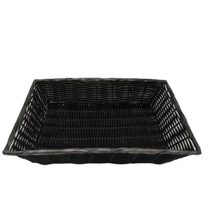 American Standard Customized Sizes Synthetic Wicker Rattan Basket, Customized Colors Wicker Rattan Basket, Wicker Basket