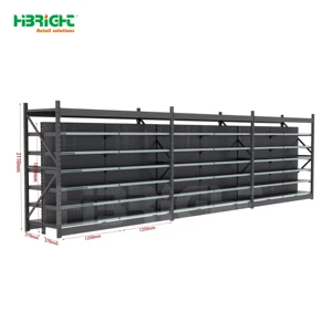 Source Manufacturer Metal Storage Rack Heavy-duty Construction 120kg/Tier Loading Low MOQ Customization
