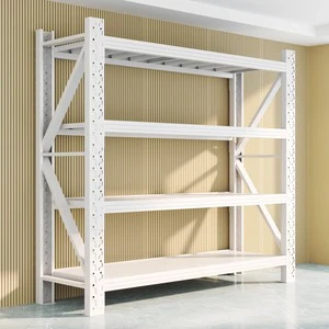 Multi-Layer Cold-Rolled Steel Freely Adjustable Storage Rack Shelving for Supermarket Living Room Basement Shelf