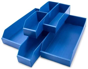 Factory Made Reusable Lightweight For Polypropylene Plastic Tray Box Storage Cutting Recyclable Waterproof