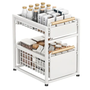 Metal Storage Rack Shelves for Kitchen Organization