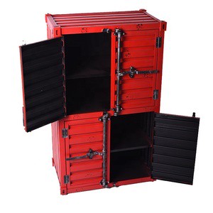 Decorative Metal Storage Cabinet Container Style Design