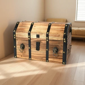 Antique Style Wooden Decorative Storage Wood Crafts