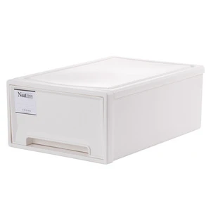 Plastic PP Lid Collapsible Thickened Clothes File Kids Toys Transparent Multi Size Storage Box Stackable Drawer Boxes Bins