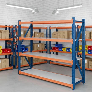 Heavy Duty Warehouse Storage Shelves Steel Storage Rack Shelf Industrial Grade for Factory Warehouse Use