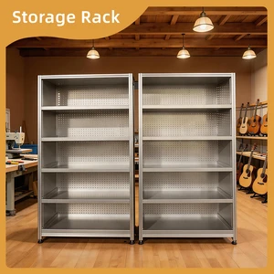 Modular Aluminum Profile Storage Rack Integrated Power Strips Bending Cutting Services for Electronic Equipment Storage Charging