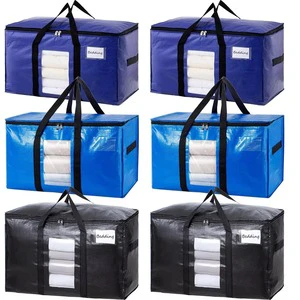 Medium And Large Storage Totes Bags College Dorm Essentials Moving Supplies Storage Bags Moving Boxes For Packaging Moving
