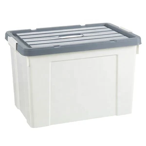 Plastic Transparent Storage Box Large Storage Box with Lid