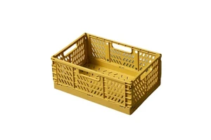 Household Foldable Snack Stationery Cosmetics Fruit Organization Storage Organizer Desktop Folding PP Storage Basket Box