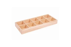 Hot selling wooden plant support shelves, 10 pots of flower pots, green plant storage boxes for home decoration