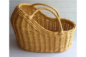 Modern Rattan Doll Bed Basket for Babies and Kids-Outdoor & Bedroom Use