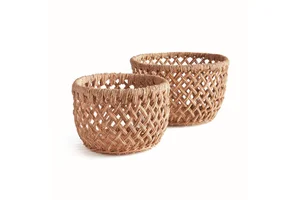 DreamCraft Set of Rattan Wicker Baskets From Vietnam