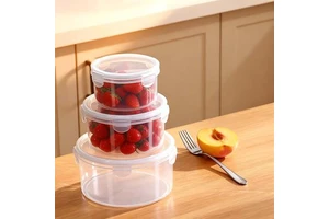 Hot Selling Square PP Injection Food Grade Plastic Storage Box with Sealed Fresh-Keeping Lid Eco-Friendly & Multifunction