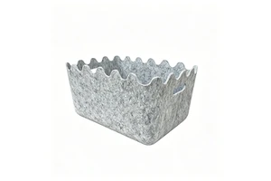 Premium Felt Storage Basket - Eco-friendly Decorative Bin for Home Organization