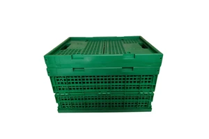 JOIN Stackable Supermarket Vegetable Displaying Folding Basket Shipping Moving Container Storage Turnover Box Plastic Crates
