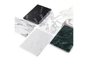Modern African Dreamy White Jade Marble Luxury Rectangle Tray Home Decor Hotel Stand Aromatherapy Storage Birthday Gift