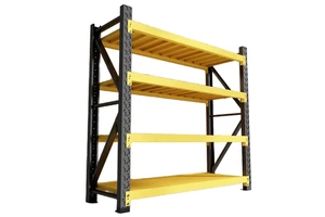 Yunbang Stable Easy Installation Warehouse Boltless Display Metal Storage Garage Stacking Racks Shelves