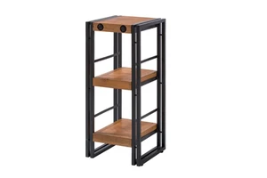 Luxury Nordic Display Racks Modern Living Room Cabinets Solid Mango Wood Furniture Storage Holders Lightweight Blue Ocean
