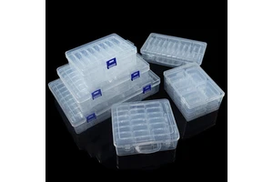 GREENSIDE Plastic Square Nail Art Tools Storage Box-Multifunctional Modern Design Sustainable Material 1-3L Capacity