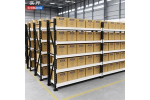 Mobile Wide Span Storage Racks 200KG Load Racks for Warehouse Tool Shelf Rack