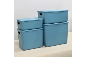 Chenyi Large Capacity Plastic Household Books Storage Box Multi-Size Cube Clothing Storage Bin Plastic Colorful Toys Storage Box