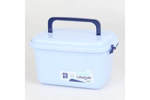 plastic cd storage organizer plastic storage box with handle 13L