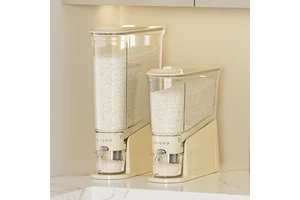 UFORU Dispensador De Arroz Kitchen Dispenser Gravity Rice Barel And Flour Dispenser Storage Container Containers For Cereal