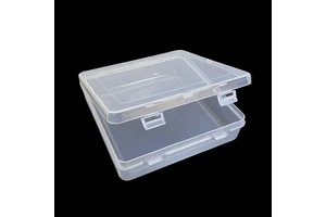 F15038 square Plastic Storage Box, Factory Transparent Large Environmentally Friendly Plastic Packaging Storage Containers