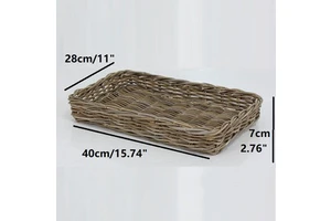 Hot Selling Eco-Friendly Natural Rattan Multi-Purpose Storage Baskets China-Stylish Comfortable Home Decor Wicker Craftsmanship