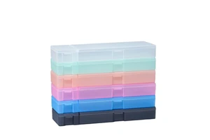 Transparent PP Plastic Frosted Storage Box Large Medium Small Double-Layer Multi-Use DIY Rectangular Plastic Box