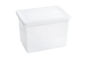 Modern Design Thick-Lid Plastic PP Storage Box with Frosted Finish Home Organizer for Miscellaneous Items Snacks Clothing Toys