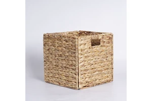 Factory Hot Sale High-Quality Hand Woven Rattan Basket Wicker Willow Water Hyacinth Storage Baskets